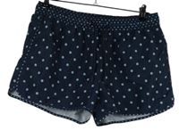 Dámské tmavomodré puntíkované šusťákové kraťasy Gina Benotti 