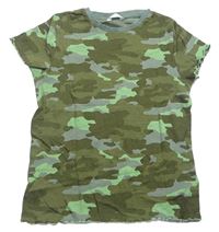 Army rebrované tričko M&S