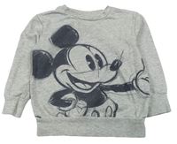 Sivá mikina s Mickey Mousem George