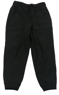 Černé cuff kalhoty 