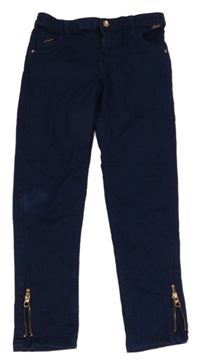 Tmavomodré skinny crop rifle Ted Baker