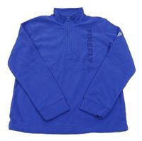 Tmavomodrá fleecová mikina s nápisom Firefly