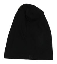 Čierna bavlnená čapica