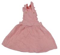 Ružové bavlnené na traké šaty