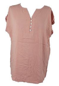 Dámská světlerůžová halenka s knoflíky Infinity 