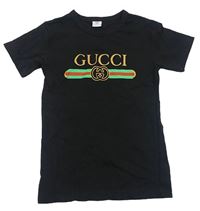 Černé tričko Gucci