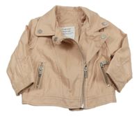 Světlerůžová koženková bunda Primark