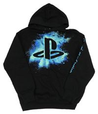 Čierna mikina s logom a kapucí - Playstation H&M