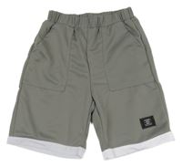 Šedé kraťasy s nášivkou Shein