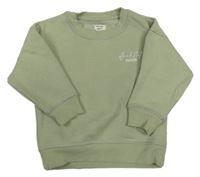 Khaki mikina s nápisom River Island