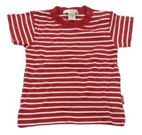 Červeno-biele pruhované tričko zn. H&M