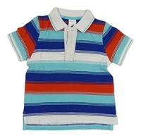 Barevné pruhované polo tričko C&A