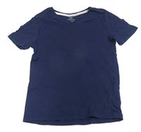 Tmavomodré tričko H&M
