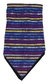 Fialovo-barevný pruhovaný nákrčník 