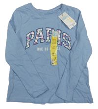 Nové - Světlemodré triko s nápisem Primark