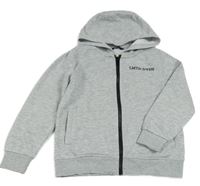 Sivá prepínaci mikina s kapucňou George