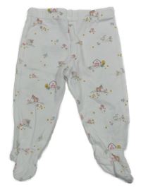 Bílé polodupky so zvieratkami F&F