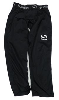 Čierne funkčné spodné capri legíny Sondico