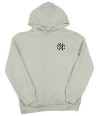 Smotanová mikina s nápisom a kapucňou H&M