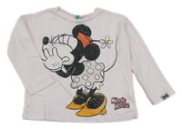 Světlerůžové triko s Minnie Disney 