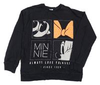 Čierna oversize mikina s Minnií George
