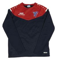 Tmavomodro-červené sportovní triko Jako
