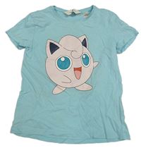 Svetlomodré tričko s pokémonem H&M