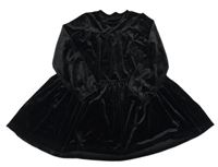 Černé sametové šaty St. Bernard