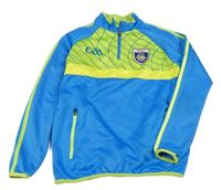 Modro-limetková športová futbalová mikina so znakom O´neills