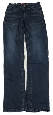 Tmavomodré teplákové slim rifle S. Oliver