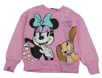 Ružová oversize mikina s Minnie PRIMARK