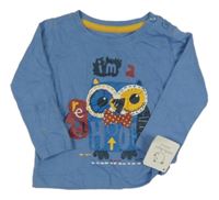 Nové - modré triko se sovičkou early days