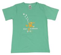 Pistáciové tričko s potlačou