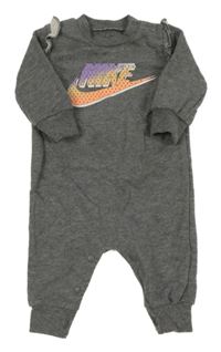 Sivá tepláková kombinéza s logom Nike