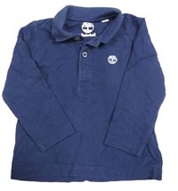 Tmavomodré polo triko s výšivkou Timberland