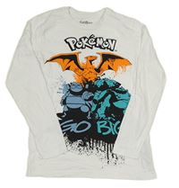 Bílé triko s Pokémony Primark