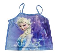 Modro-fialový plavkový top s Elsou Disney
