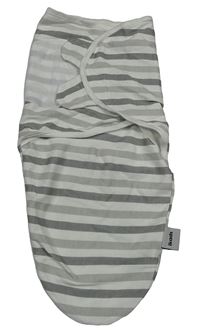 Bílo-šedá pruhovaná rychlozavinovačka