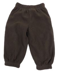 Hnedé fleecové tepláky Ergee