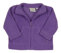 Fialová fleecová prepínaci mikina Place