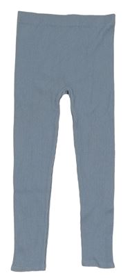 Modré rebrované športové legíny Primark