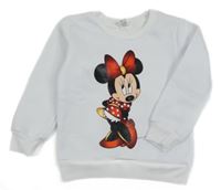 Biela mikina s Minnie