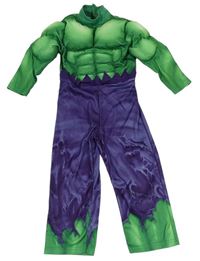 Kostým - Zeleno-fialový overal - Hulk Tu