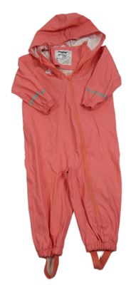 Lososová nepromokavá kombinéza s kapucí Lupilu