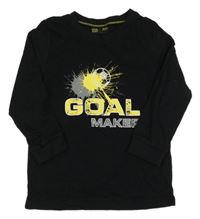 Černé triko s nápisem Kiki&Koko