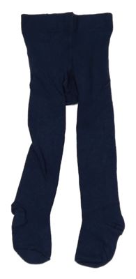 Tmavomodré punčocháče 