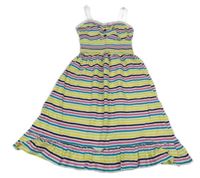 Farebné pruhované šaty Yd.