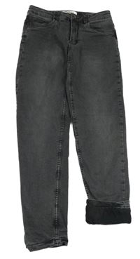 Tmavosivé podšité skinny rifle Pocopiano