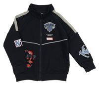 Tmavomodrá prepínaci mikina s Marvel Primark