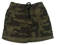 Khaki army plátěné kraťasy Denim Co.